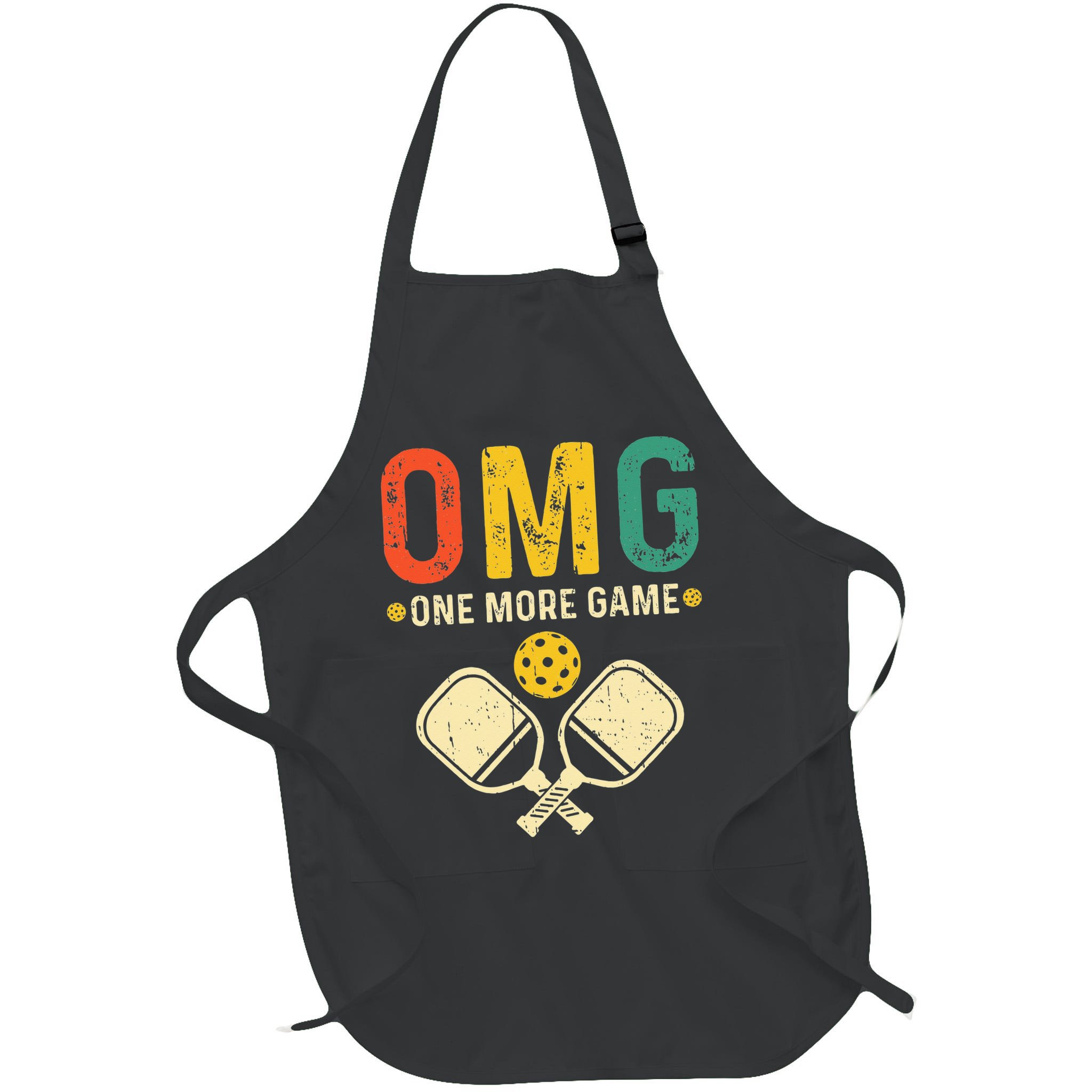 Pickleball One More Game Pickleball Player Apron
