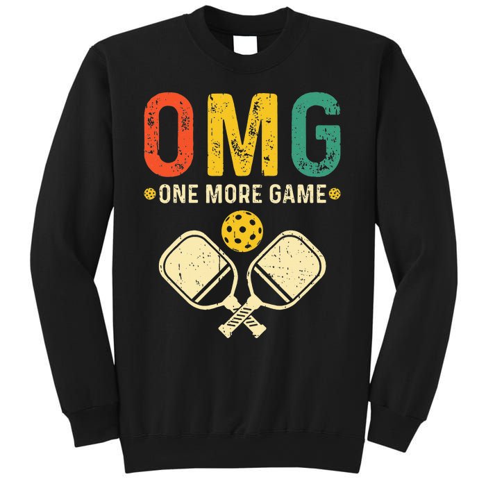 Pickleball One More Game Pickleball Player Sweatshirt