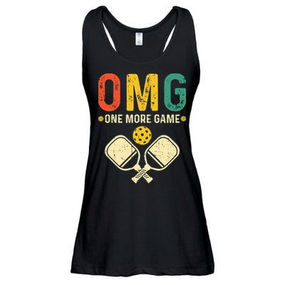 Pickleball One More Game Pickleball Player Ladies Essential Flowy Tank