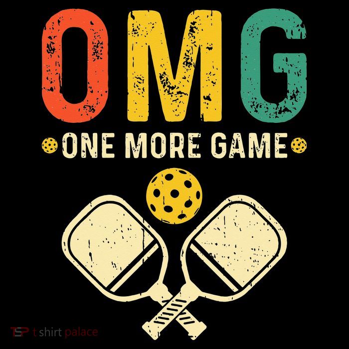 Pickleball One More Game Pickleball Player Premium T-Shirt