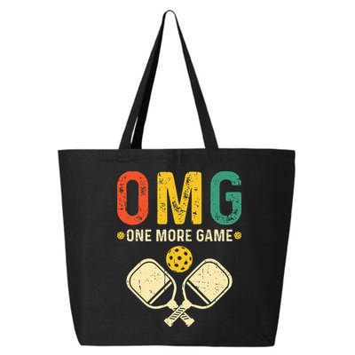 Pickleball One More Game Pickleball Player 25L Jumbo Tote