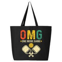 Pickleball One More Game Pickleball Player 25L Jumbo Tote