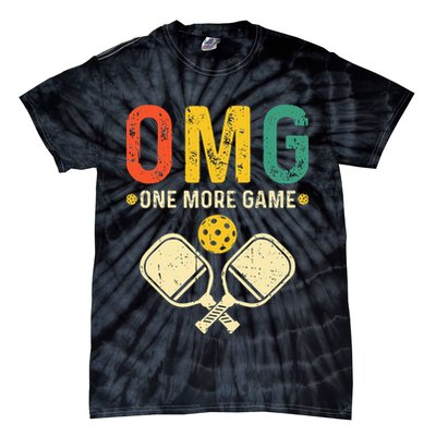Pickleball One More Game Pickleball Player Tie-Dye T-Shirt