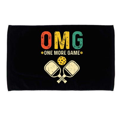 Pickleball One More Game Pickleball Player Microfiber Hand Towel