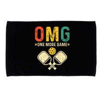 Pickleball One More Game Pickleball Player Microfiber Hand Towel