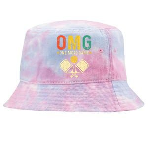 Pickleball One More Game Pickleball Player Tie-Dyed Bucket Hat