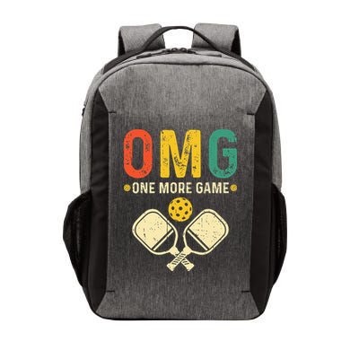 Pickleball One More Game Pickleball Player Vector Backpack