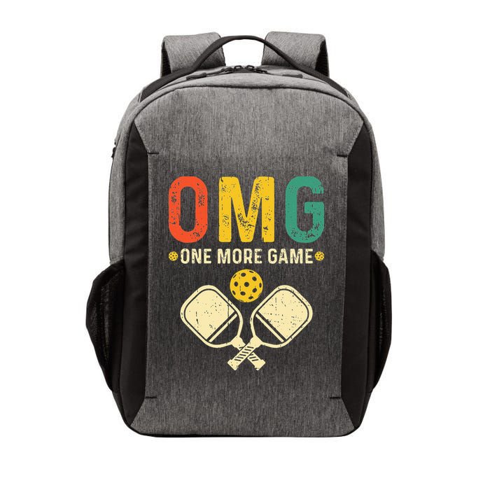 Pickleball One More Game Pickleball Player Vector Backpack