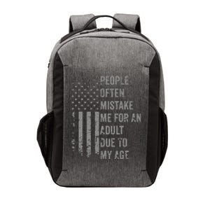 People Often Mistake Me For An Adult Due To My Age Vector Backpack