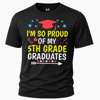 Proud Of My 5th Grade Graduates Last Day School for Teacher Performance Shirt
