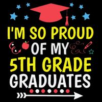 Proud Of My 5th Grade Graduates Last Day School for Teacher Mesh Reversible Basketball Jersey Tank