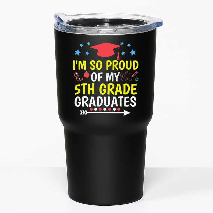 Proud Of My 5th Grade Graduates Last Day School for Teacher Tumbler