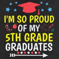 Proud Of My 5th Grade Graduates Last Day School for Teacher Golf Towel