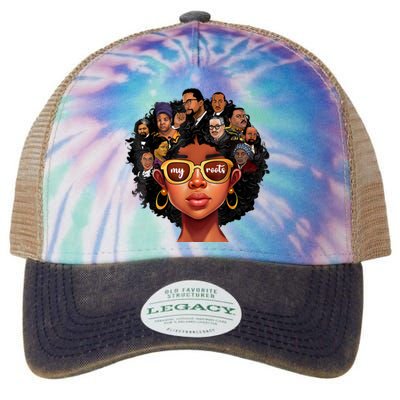 Proud Of My Roots Bhm Black Pride Black Melanin Legacy Tie Dye Trucker Hat