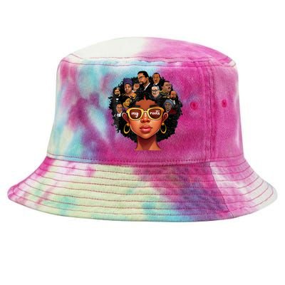 Proud Of My Roots Bhm Black Pride Black Melanin Tie-Dyed Bucket Hat