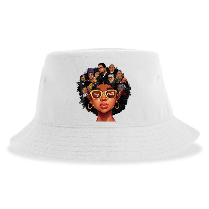 Proud Of My Roots Bhm Black Pride Black Melanin Sustainable Bucket Hat