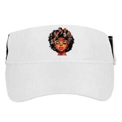 Proud Of My Roots Bhm Black Pride Black Melanin Adult Drive Performance Visor