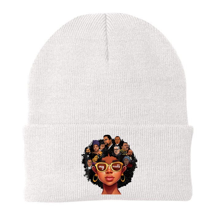 Proud Of My Roots Bhm Black Pride Black Melanin Knit Cap Winter Beanie