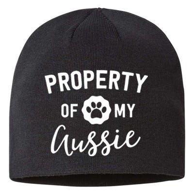 Property Of My Aussie Australian Shepherd Owner Dog Mom Sustainable Beanie