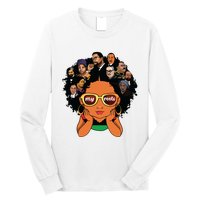 Proud Of My Roots Bhm Black Pride Black Melanin Girl Long Sleeve Shirt