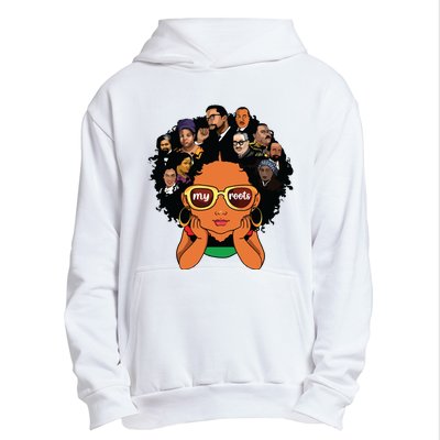 Proud Of My Roots Bhm Black Pride Black Melanin Girl Urban Pullover Hoodie