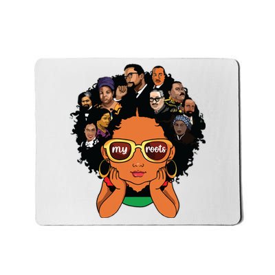 Proud Of My Roots Bhm Black Pride Black Melanin Girl Mousepad