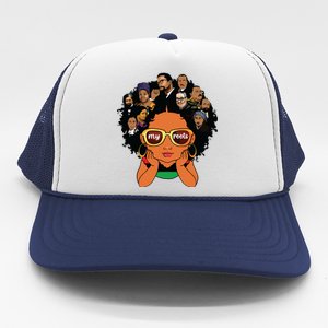 Proud Of My Roots Bhm Black Pride Black Melanin Trucker Hat