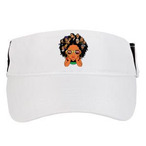 Proud Of My Roots Bhm Black Pride Black Melanin Adult Drive Performance Visor