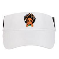 Proud Of My Roots Bhm Black Pride Black Melanin Adult Drive Performance Visor