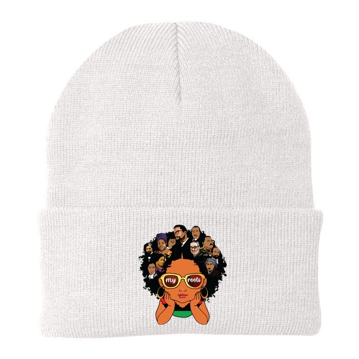 Proud Of My Roots Bhm Black Pride Black Melanin Knit Cap Winter Beanie