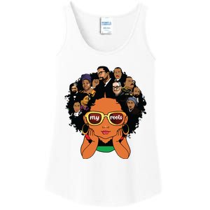 Proud Of My Roots Bhm Black Pride Black Melanin Ladies Essential Tank