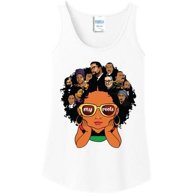 Proud Of My Roots Bhm Black Pride Black Melanin Ladies Essential Tank