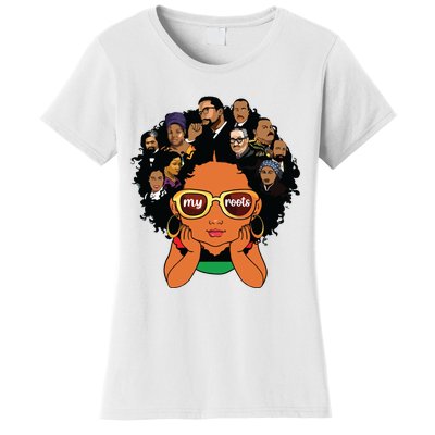 Proud Of My Roots Bhm Black Pride Black Melanin Women's T-Shirt