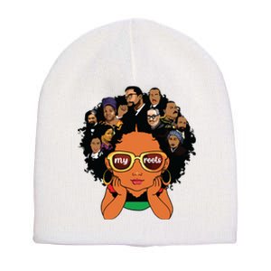 Proud Of My Roots Bhm Black Pride Black Melanin Short Acrylic Beanie