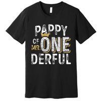 Pappy Of Mr Onederful 1st Birthday First OneDerful Matching Premium T-Shirt