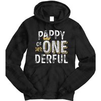 Pappy Of Mr Onederful 1st Birthday First OneDerful Matching Tie Dye Hoodie