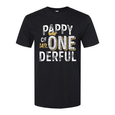 Pappy Of Mr Onederful 1st Birthday First OneDerful Matching Softstyle CVC T-Shirt