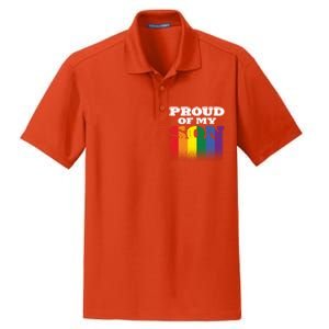 Proud Of My Son Best Mom Ever Motherhood Lgbt Supporter Gift Dry Zone Grid Polo