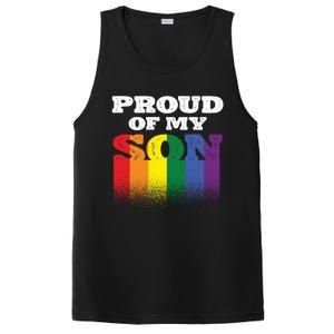 Proud Of My Son Best Mom Ever Motherhood Lgbt Supporter Gift PosiCharge Competitor Tank