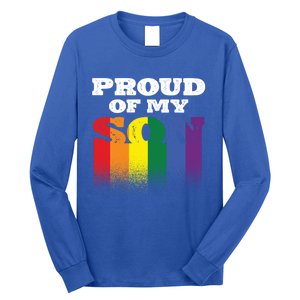 Proud Of My Son Best Mom Ever Motherhood Lgbt Supporter Gift Long Sleeve Shirt