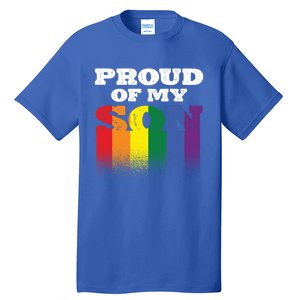 Proud Of My Son Best Mom Ever Motherhood Lgbt Supporter Gift Tall T-Shirt