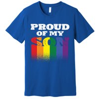 Proud Of My Son Best Mom Ever Motherhood Lgbt Supporter Gift Premium T-Shirt