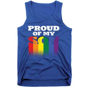 Proud Of My Son Best Mom Ever Motherhood Lgbt Supporter Gift Tank Top