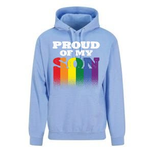 Proud Of My Son Best Mom Ever Motherhood Lgbt Supporter Gift Unisex Surf Hoodie