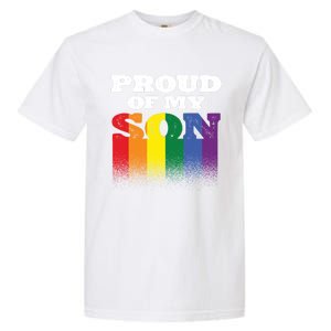 Proud Of My Son Best Mom Ever Motherhood Lgbt Supporter Gift Garment-Dyed Heavyweight T-Shirt