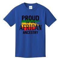 Proud Of My African Ancestry For Black History Month Gift Kids T-Shirt