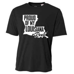 Proud Of My Louisiana Root American Louisiana Crawfish Cajun Cooling Performance Crew T-Shirt