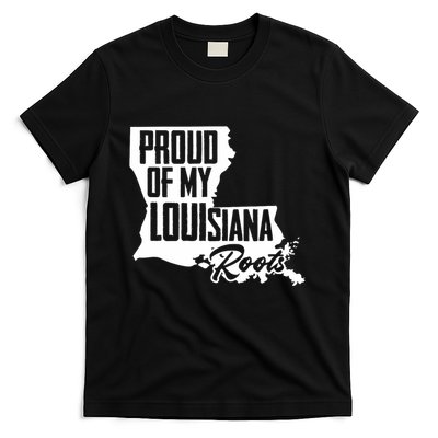 Proud Of My Louisiana Root American Louisiana Crawfish Cajun T-Shirt