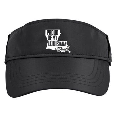 Proud Of My Louisiana Root American Louisiana Crawfish Cajun Adult Drive Performance Visor