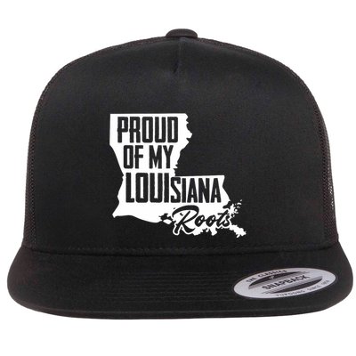 Proud Of My Louisiana Root American Louisiana Crawfish Cajun Flatbill Hat